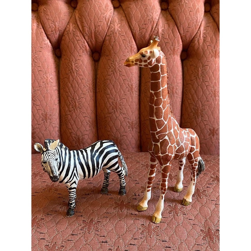 Title Schleich Giraffe Zebra Figurines Two Zoo Animals German s72